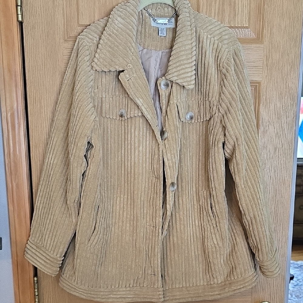 Koolaburra Tan Corduroy Teddy Jacket